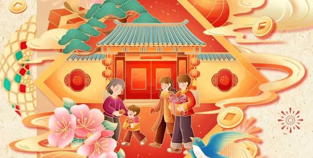 贴红纸系桂圆祈安康习俗里的祖辈温柔